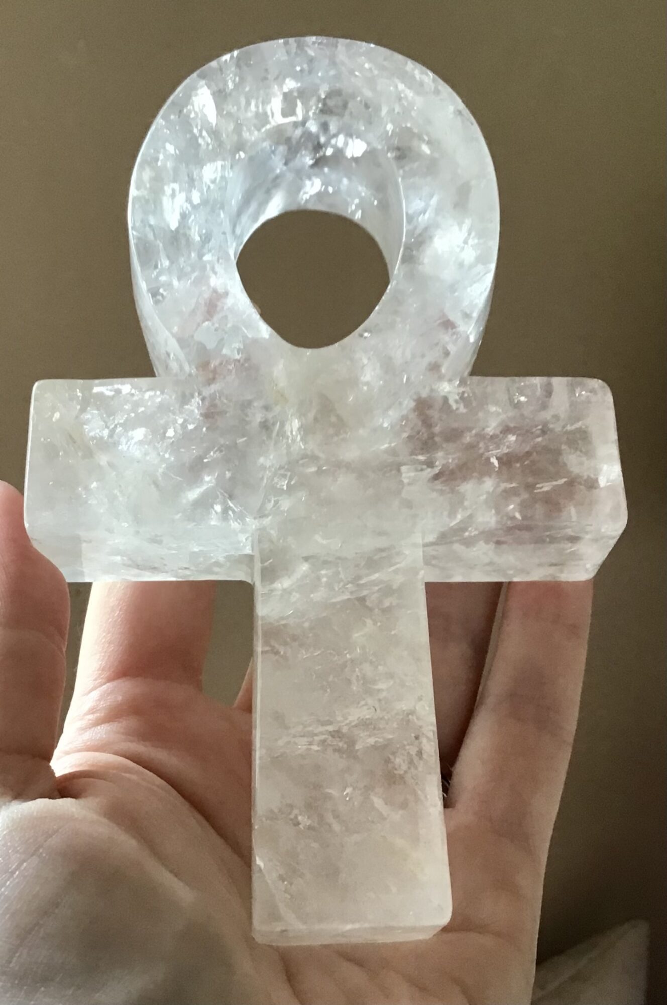 Clear Quartz Crystal Ankh