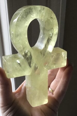 Citrine Crystal Ankh