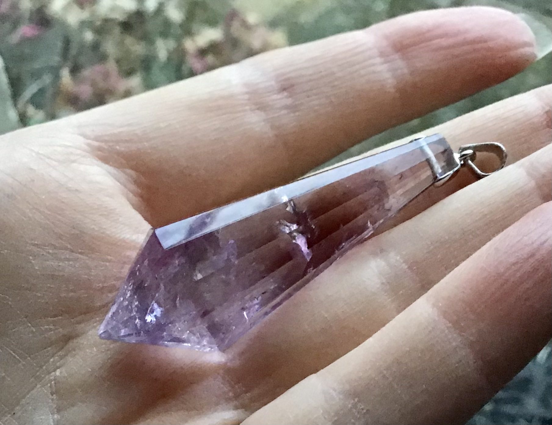 Amethyst Crystal Pendant/Pendulum