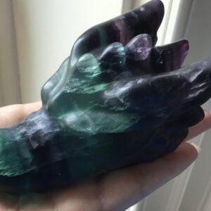 Rainbow Fluorite Crystal Dragon - Image 6