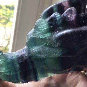 Rainbow Fluorite Crystal Dragon - Image 3