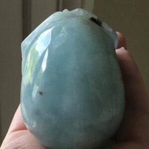 Natural Aquamarine Crystal Skull - Image 7