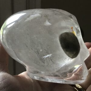 Star Being Clear Quartz Crystal Skull - Image 7
