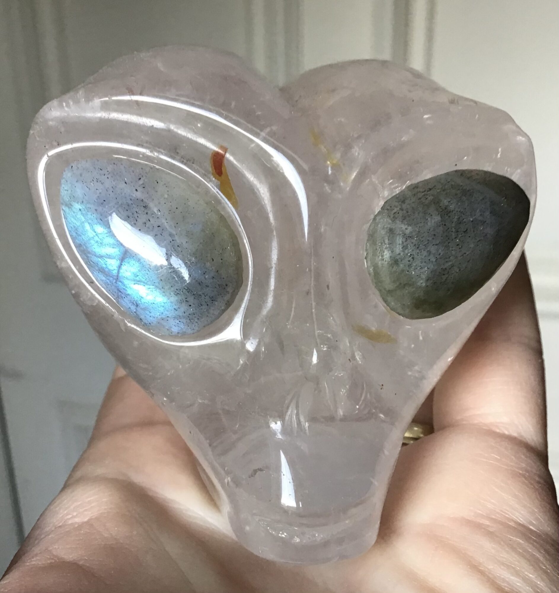 Star Being Clear Quartz Crystal Skull