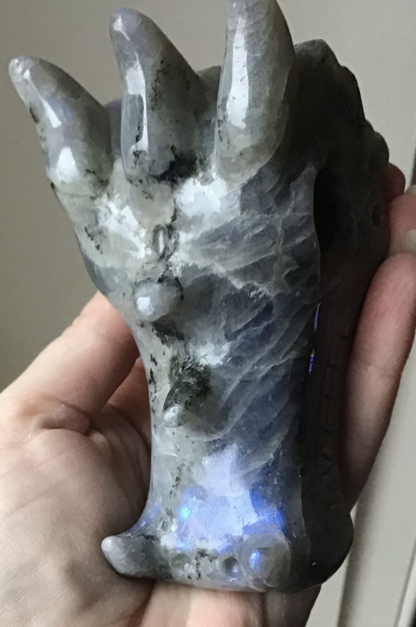 Labradorite Crystal Dragon