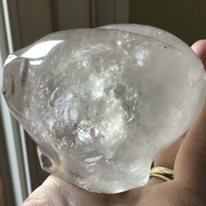Star Being Clear Quartz Crystal Skull - Image 8