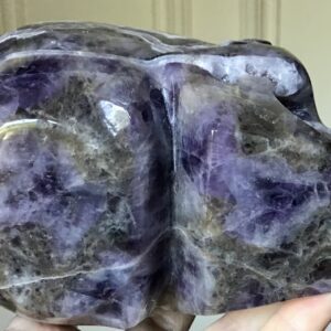 Dream Chevron Amethyst Crystal Skull - Image 12