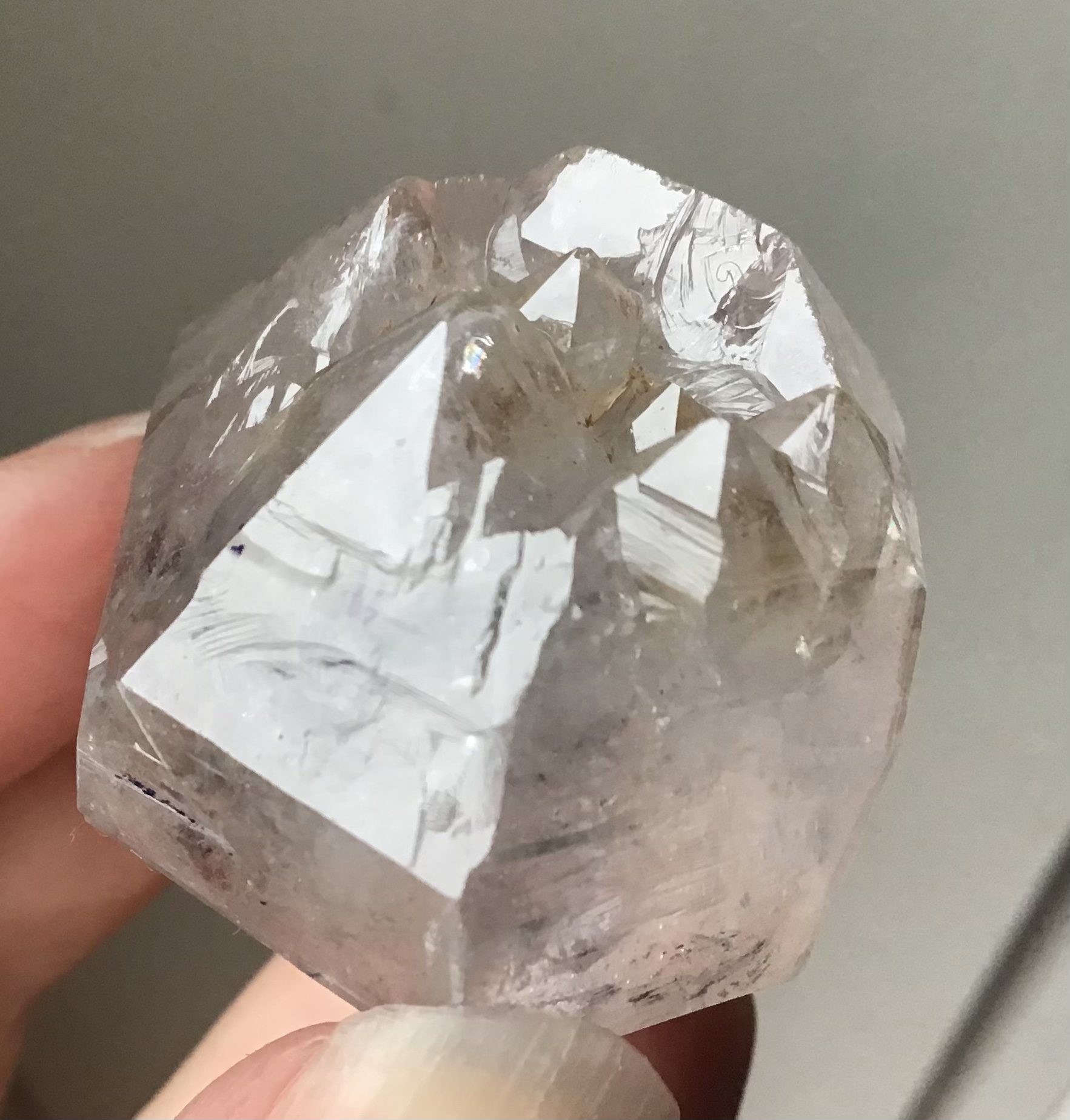 Enhydro Herkimer Quartz Diamond Crystal/ Moving Water Bubble