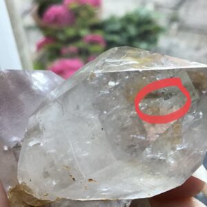 Enhydro Herkimer Quartz Crystal/ 3x Moving Water Bubble - Image 10