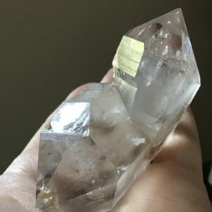 Enhydro Herkimer Quartz Crystal/ 3x Moving Water Bubble - Image 6