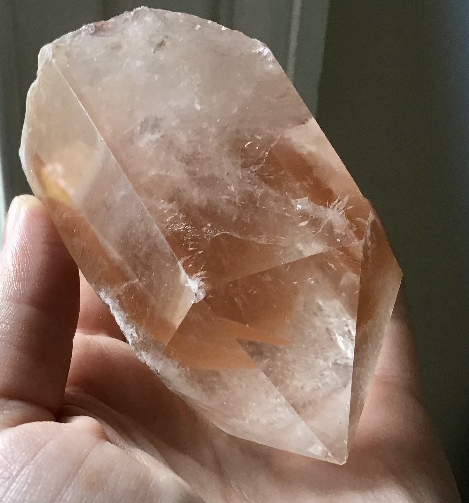 Rare Golden Healer Mountain Quartz Crystal