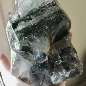 Clear Quartz Elestial Green Mountain Phantom Crystal - Image 12