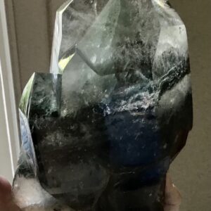 Clear Quartz Elestial Green Mountain Phantom Crystal - Image 10