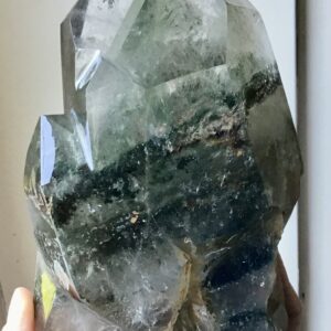 Clear Quartz Elestial Green Mountain Phantom Crystal - Image 2
