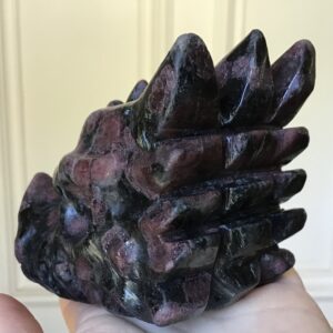 Large Garnet Crystal Dragon - Image 6
