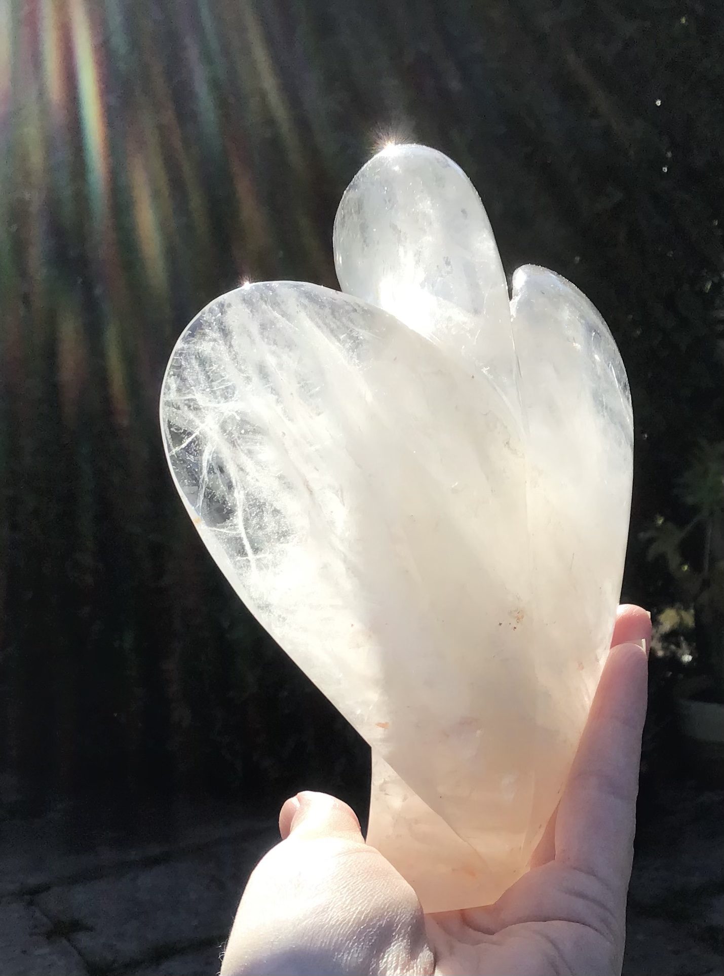 Clear Quartz Crystal Angel