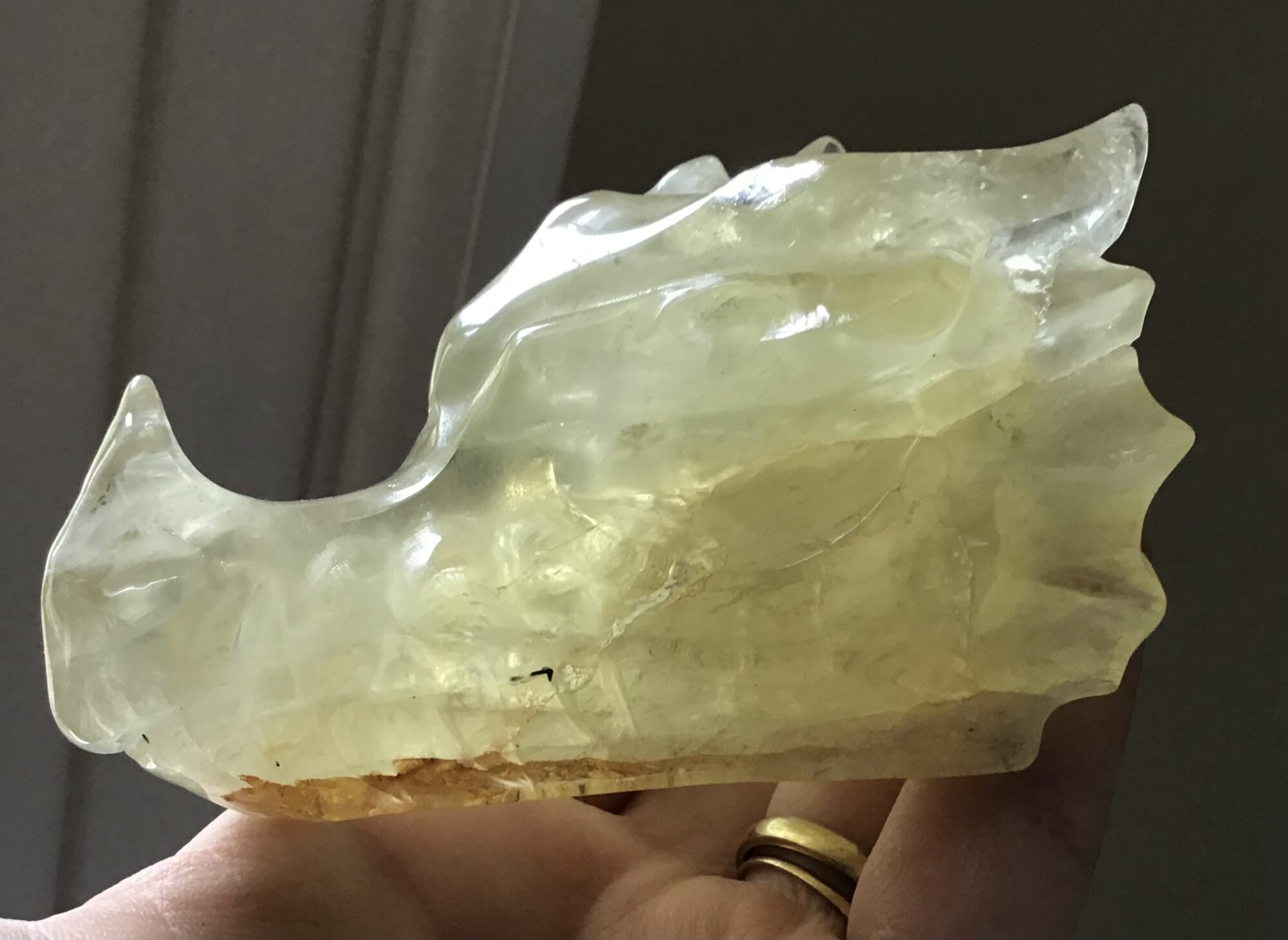 Citrine Crystal Dragon