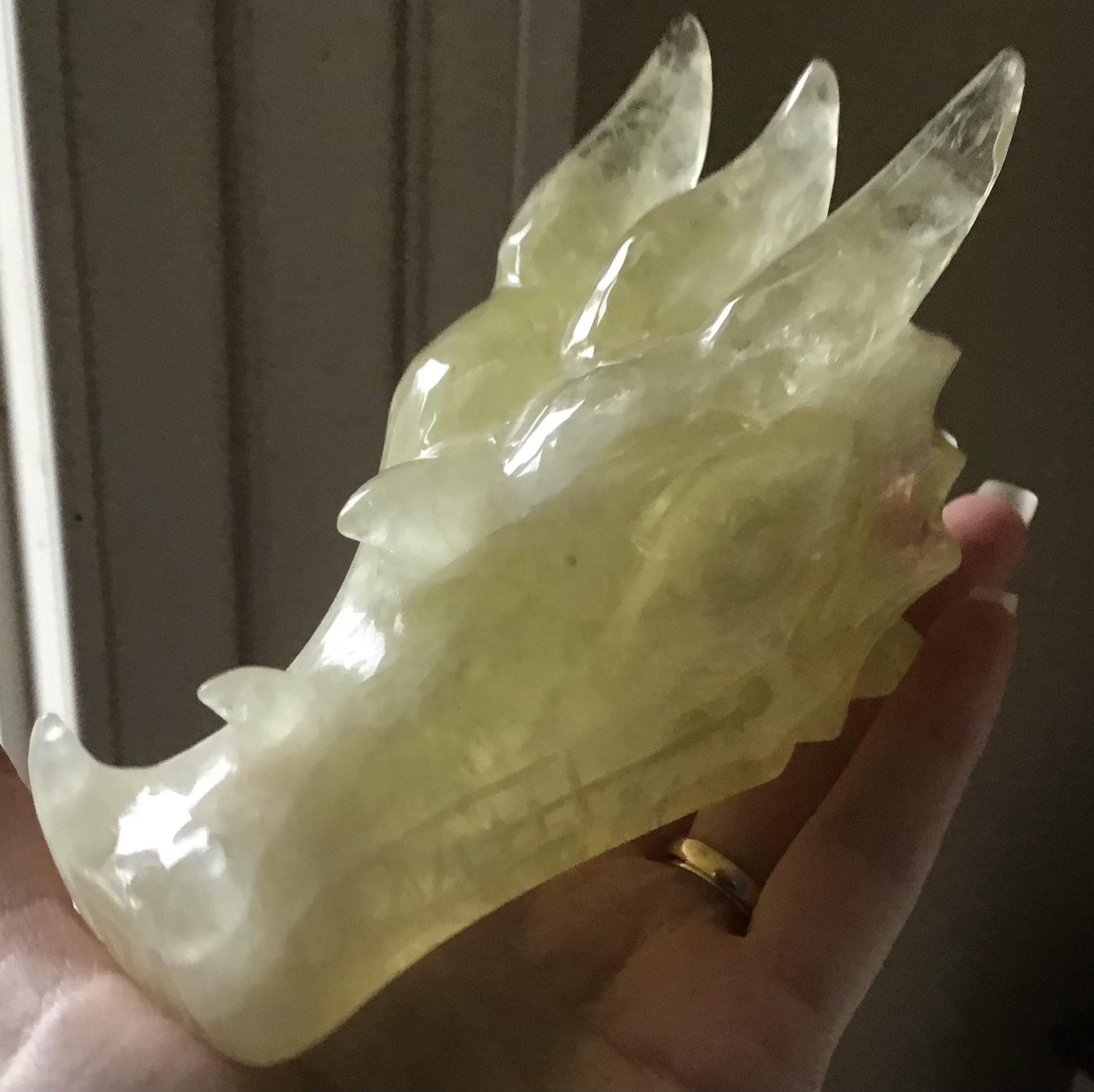 Citrine Crystal Dragon