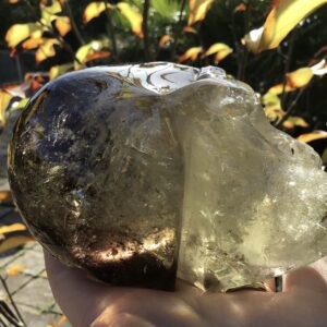 Citrine Smoky Crystal Skull - Image 3