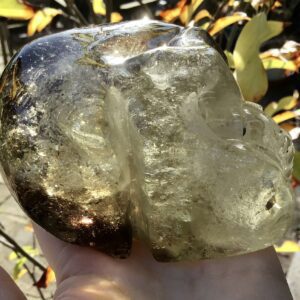Citrine Smoky Crystal Skull - Image 10