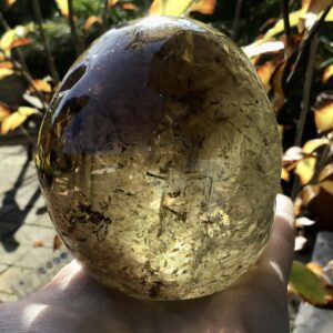 Citrine Smoky Crystal Skull - Image 8