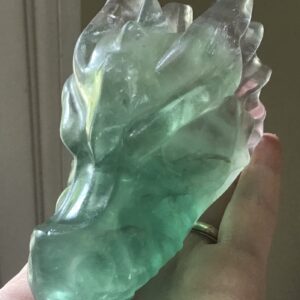 Emerald Green Fluorite Crystal Dragon - Image 4