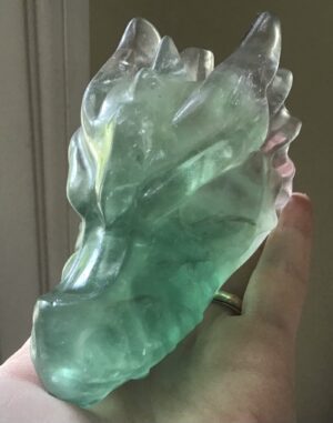 Emerald Green Fluorite Crystal Dragon