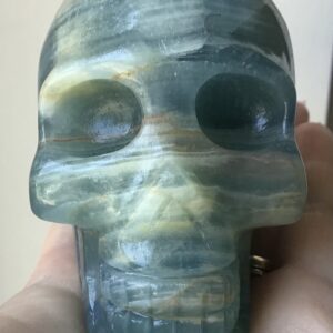 Blue Onyx Crystal Skull - Image 3