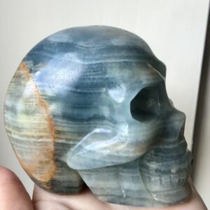 Blue Onyx Crystal Skull - Image 9