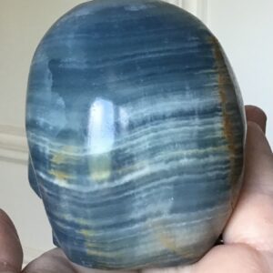 Blue Onyx Crystal Skull - Image 5