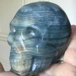 Blue Onyx Crystal Skull - Image 7