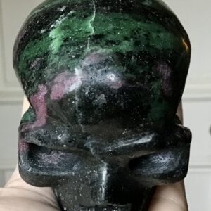 Ruby Zoisite Crystal Skull - Image 4