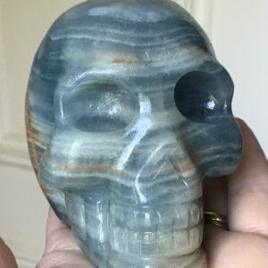 Blue Onyx Crystal Skull - Image 2