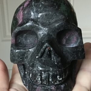 Ruby Zoisite Crystal Skull - Image 5