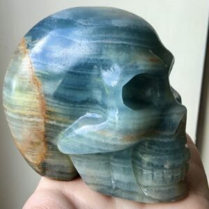 Blue Onyx Crystal Skull - Image 8
