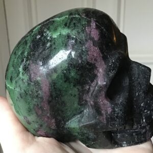 Ruby Zoisite Crystal Skull - Image 3