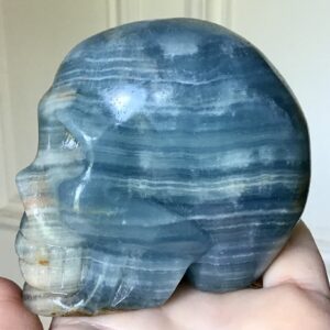 Blue Onyx Crystal Skull - Image 6