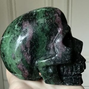 Ruby Zoisite Crystal Skull - Image 2