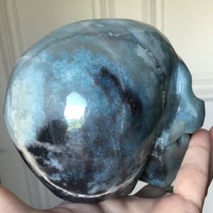 Blue Trolleite Crystal Skull - Image 8