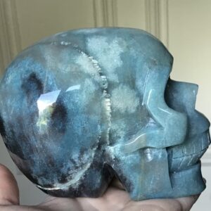 Blue Trolleite Crystal Skull - Image 9