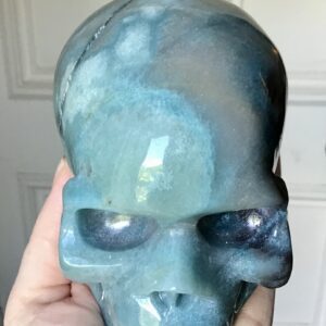 Blue Trolleite Crystal Skull - Image 3