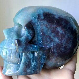 Blue Trolleite Crystal Skull - Image 7