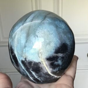 Blue Trolleite Crystal Skull - Image 5