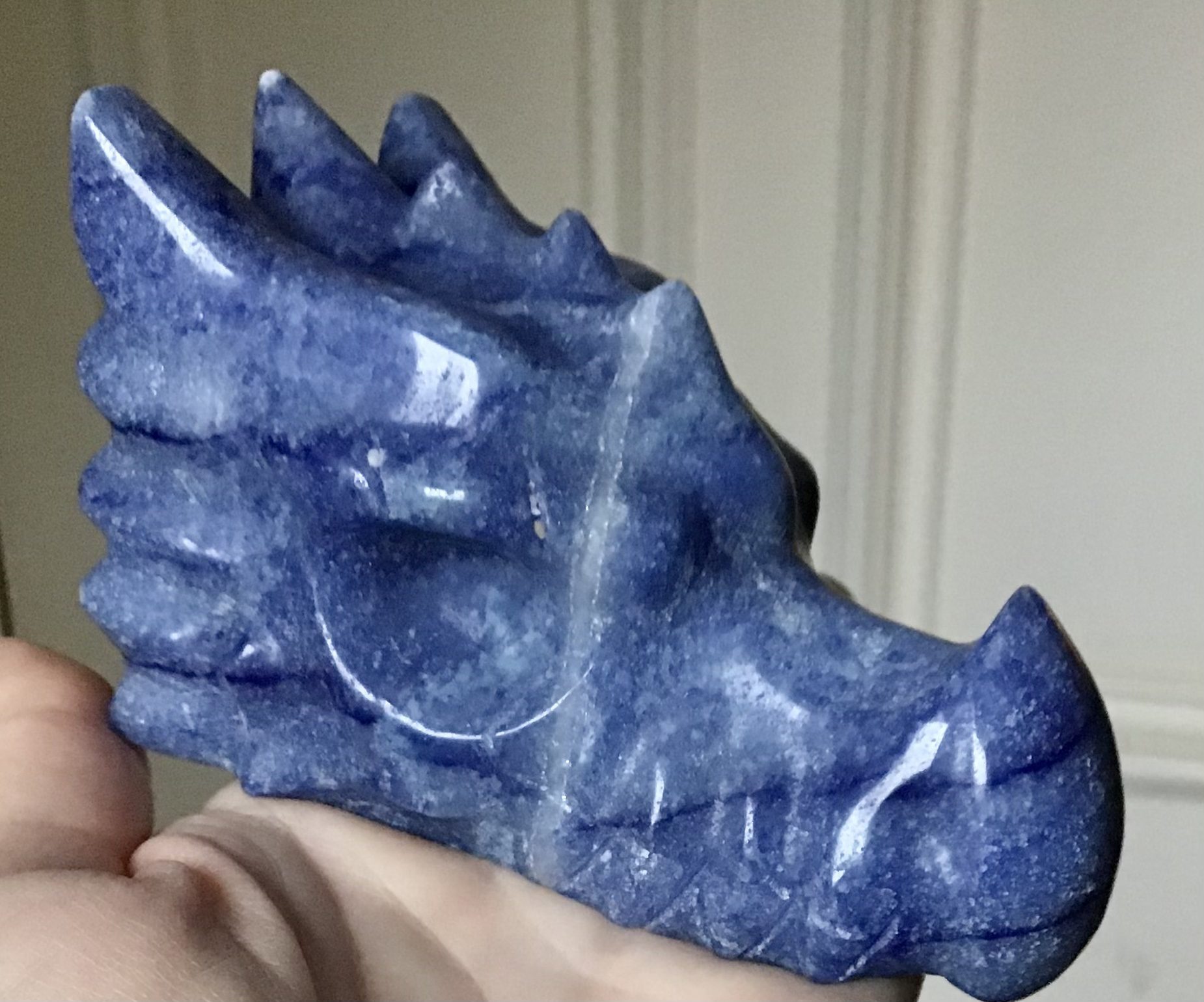 Blue Aventurine Crystal Dragon
