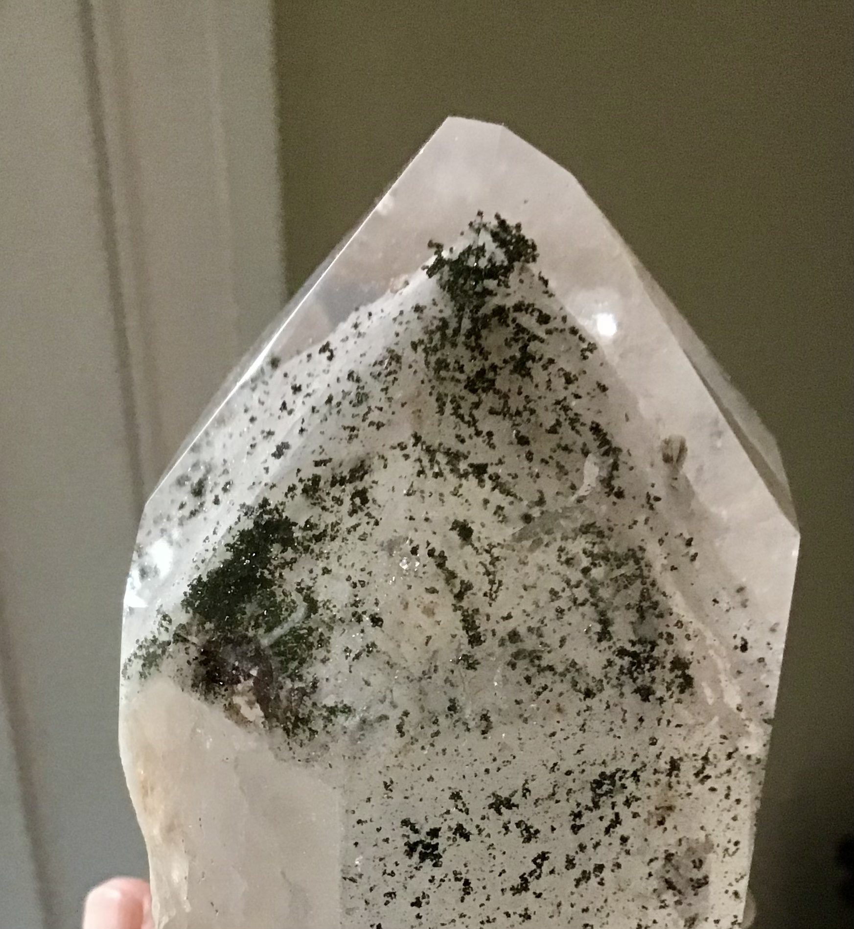 Clear Quartz White Mountain Phantom Crystal