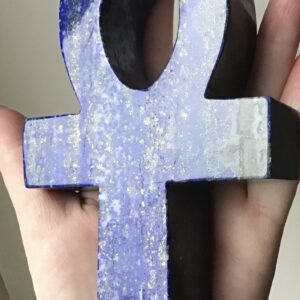 Large Lapis Lazuli Crystal Ankh - Image 9