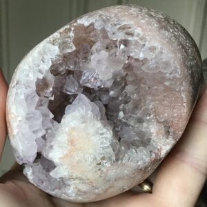 Pink Amethyst Geode Crystal Skull - Image 10