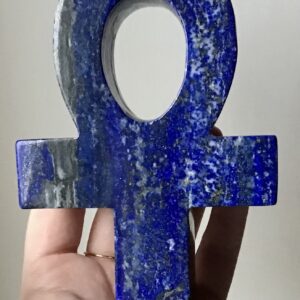 Large Lapis Lazuli Crystal Ankh - Image 6