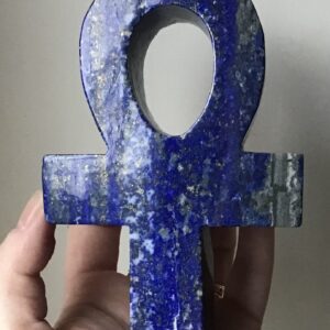 Large Lapis Lazuli Crystal Ankh - Image 4