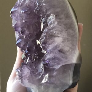 Amethyst Cluster Quartz Agate Crystal Skull - Image 5